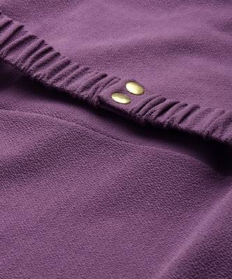 Lavender Crepe plain stitched   Dress 6