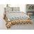 multicolor COTTON PRINTED KING SIZE DOUBLE BED SHEET WITH PILLOW COVER