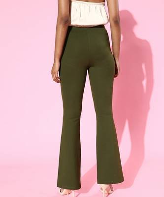 Olive Roma Bell Bottom Pants 3