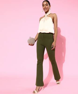 Olive Roma Bell Bottom Pants 4