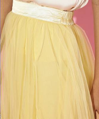 Yellow Plain Tulle Skirt 5