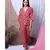 RED FLORAL PRINTED LOUNGEWEAR SET WITH HAIRBAND