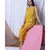 YELLOW SOLID LOUNGEWEAR SET WITH HAIRBAND