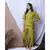 LIME GREEN SOLID LOUNGEWEAR SET WITH HAIRBAND
