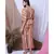 PINK STRIPE PRINTED LOUNGEWEAR SET WITH HAIRBAND