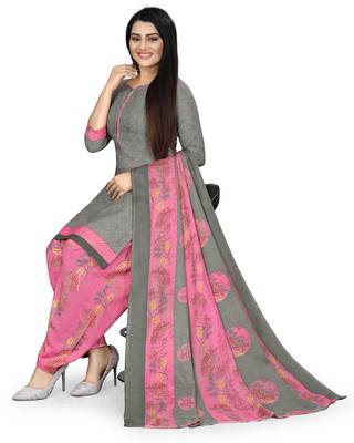 Rajnandini Grey printed cotton salwar 3