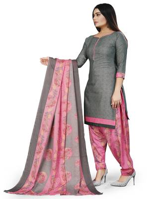 Rajnandini Grey printed cotton salwar 4