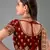 Maroon embroidered velvet semi stitched lehenga