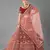 Maroon embroidered velvet semi stitched lehenga
