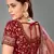 Maroon embroidered velvet semi stitched lehenga