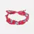 RED FLORAL PRINTED LOUNGEWEAR SET WITH HAIRBAND