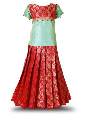 Shivangi Brocade Chanbali Pattu Pavadai !!! 1