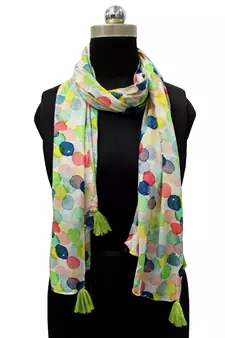 Multicolor Viscose   scarf