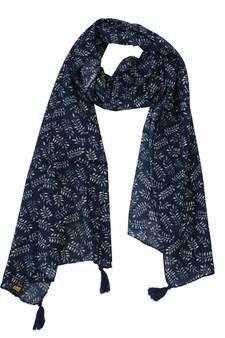 Blue Viscose   scarf
