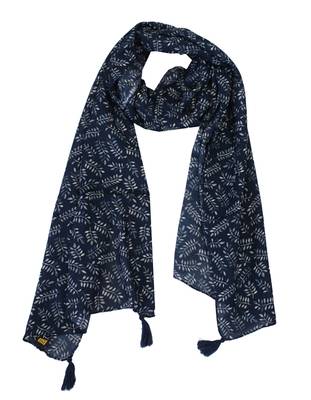 Blue Viscose   scarf 1