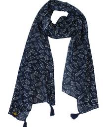 Blue Viscose   scarf