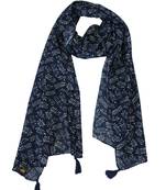 Blue Viscose   scarf