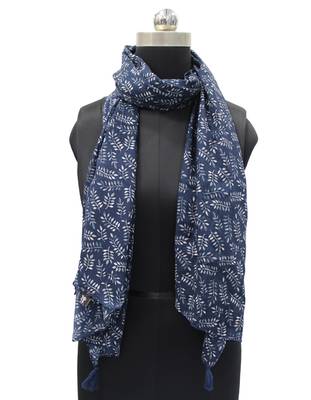 Blue Viscose   scarf 2