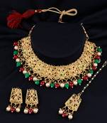 Exclusive Gold Plated Traditional  Choker Set