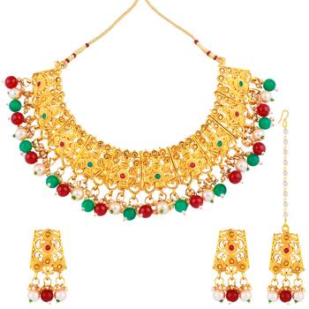 Exclusive Gold Plated Traditional  Choker Set 2