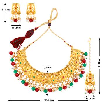 Exclusive Gold Plated Traditional  Choker Set 3