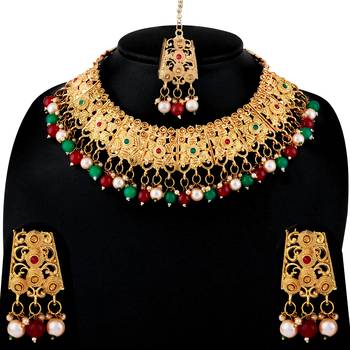 Exclusive Gold Plated Traditional  Choker Set 4