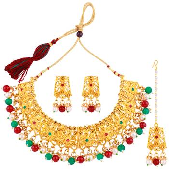 Exclusive Gold Plated Traditional  Choker Set 5