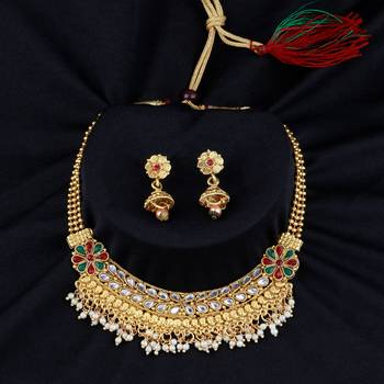 Gold Plated Classic Look Choker Set 1