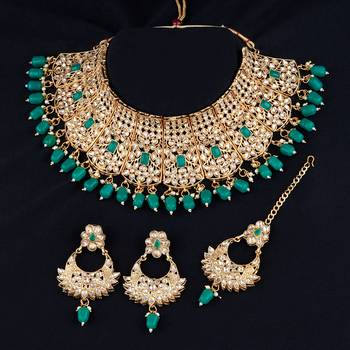 Stylish Designer Kundan Wedding Choker Set Jewellery For Women And 1