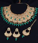 Stylish Designer Kundan Wedding Choker Set Jewellery For Women And
