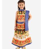 Blue Dancing Dandia Lehenga Choli