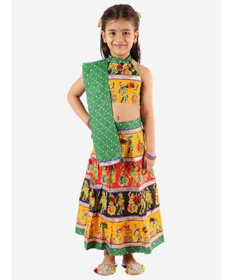 Green Dancing Dandia Lehenga Choli 1