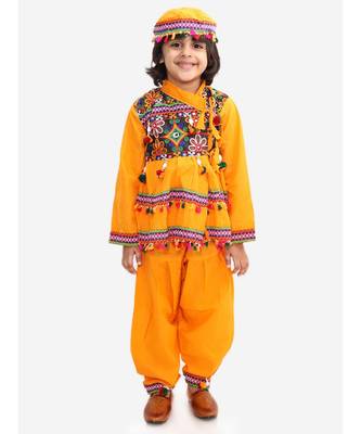 yellow FULL SLEEVES   KEDIA WITH POM POM LACE 1