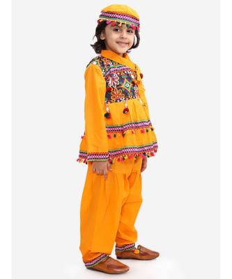 yellow FULL SLEEVES   KEDIA WITH POM POM LACE 4