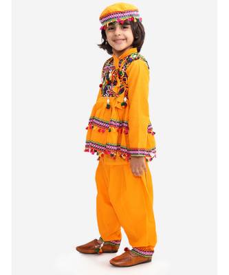yellow FULL SLEEVES   KEDIA WITH POM POM LACE 5