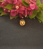 Designer Gold Plated cubic zirconia nose ring or nose pin