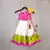multicolor mirror work lehenga