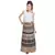 Beige Bagru Printed Cotton Wrap Around Long Skirt