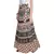 Beige Bagru Printed Cotton Wrap Around Long Skirt