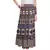 Beige Bagru Printed Cotton Wrap Around Long Skirt