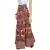 Beige Bagru Printed Cotton Wrap Around Long Skirt