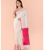 Off White Tangail Noyel Saree
