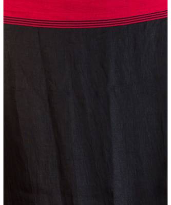 Black Linen Jamdani Saree 5