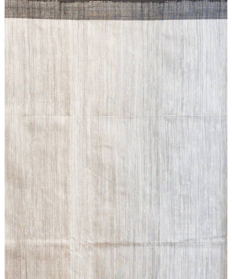 Off White Matka Silk Jamdani Saree