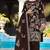 Brown color Women's Georgette Semi-stitched Pakistani Suit 