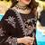 Brown color Women's Georgette Semi-stitched Pakistani Suit 