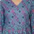 PURPLE PRINTED LONG DRESS