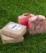INDIBAM's Luxury Hand Made Organic soaps.110 Gram Each. Pack of 2.