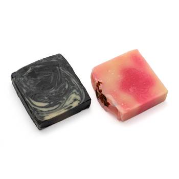 INDIBAM's Luxury Hand Made Organic soaps.110 Gram Each. Pack of 2. 2