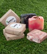 INDIBAM's Luxury Hand Made Organic soaps.110 Gram Each. Pack of 2.